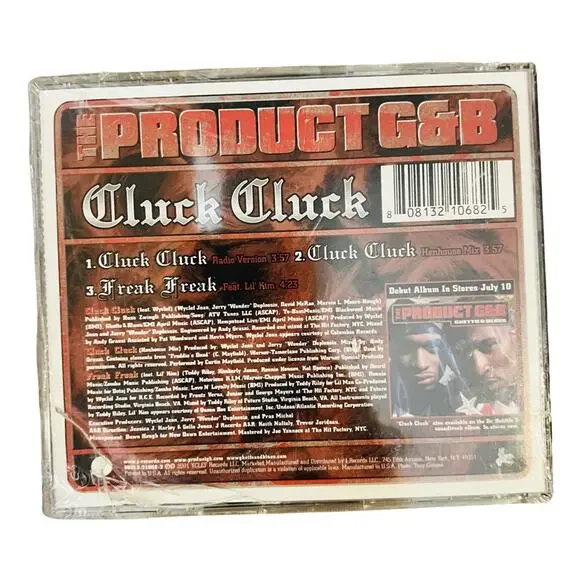 The Product G&B Wyclef Jean Cluck Cluck SEALED NEW CD Single 2003 Rap Hip Hop - Picture 2 of 2